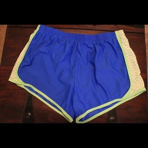 Krass & Co Chevron Print Running Shorts